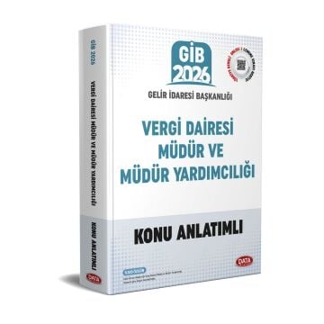 Data Yayınları 2026 Vergi Dairesi Müdür ve Müdür Yardımcılığı Sınavı Konu Anlatımlı