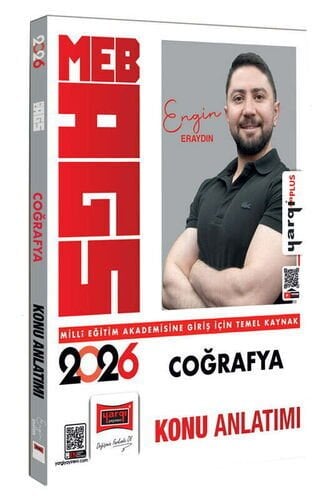 2026 MEB-AGS Coğrafya Konu Anlatımı (Engin Eraydın) Yargı Yayınları
