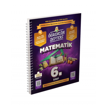 Murat Yayınları 6. Sınıf Matematik Öğrencim Defteri