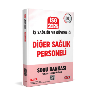Data Yayınları 2026 İş Sağlığı Güvenliği (İSG) Diğer Sağlık Personeli Tamamı Karekod Çözümlü Soru Bankası