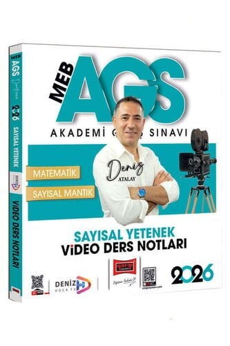 2026 MEB-AGS Sayısal Yetenek Video Ders Notları (Deniz Atalay) Yargı Yayınları