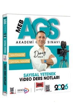 Yargı Yayınları 2026 MEB-AGS Sayısal Yetenek Video Ders Notları (Deniz Atalay)