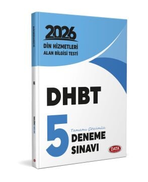 Data Yayınları DHBT 2026 Tüm Adaylar İçin Tamamı Çözümlü 5 Deneme Sınavı