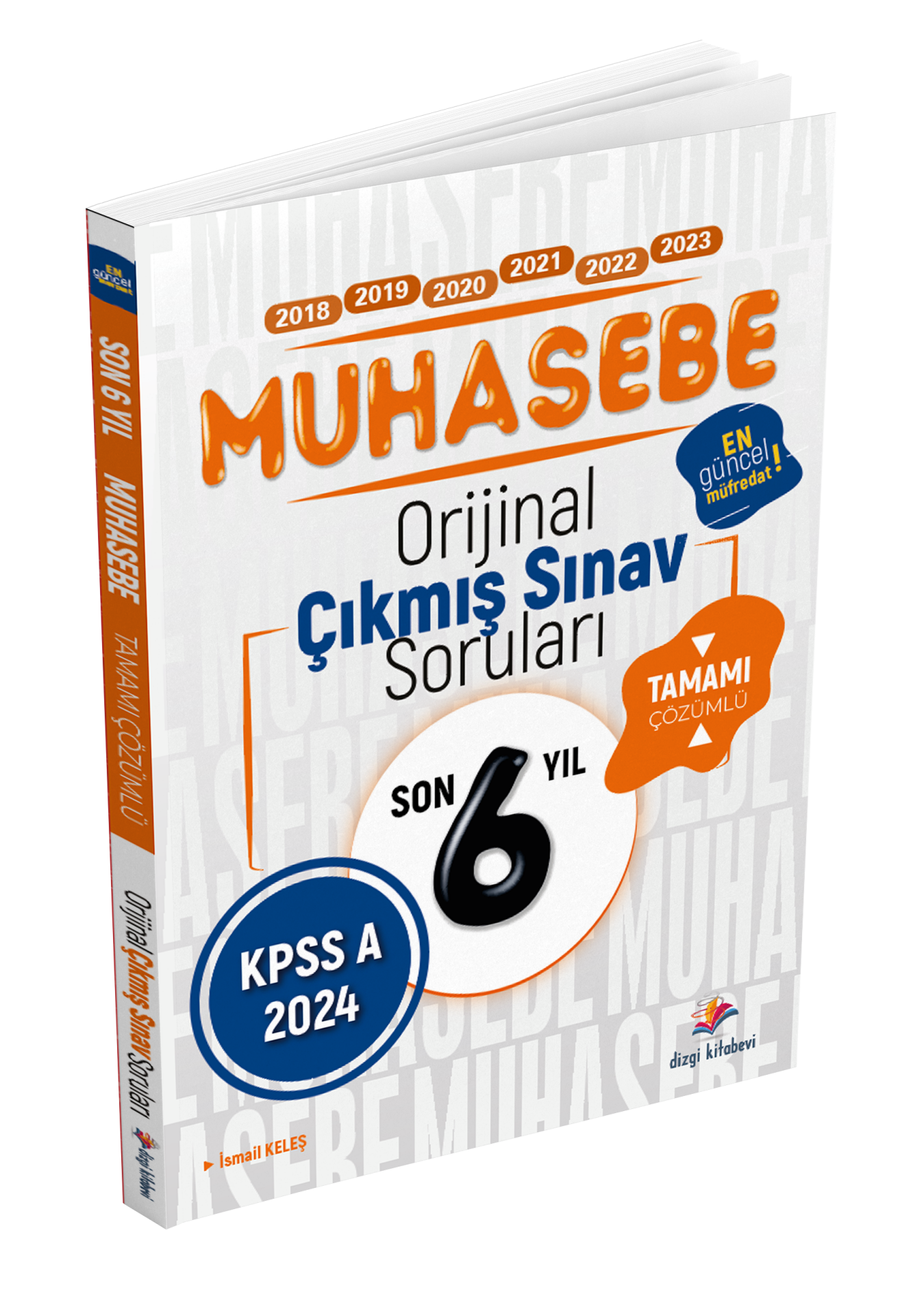 Dizgi Kitap KPSS A Muhasebe Son 6 Yıl Tamamı Çözümlü Orijinal Çıkmış Sorular 2024
