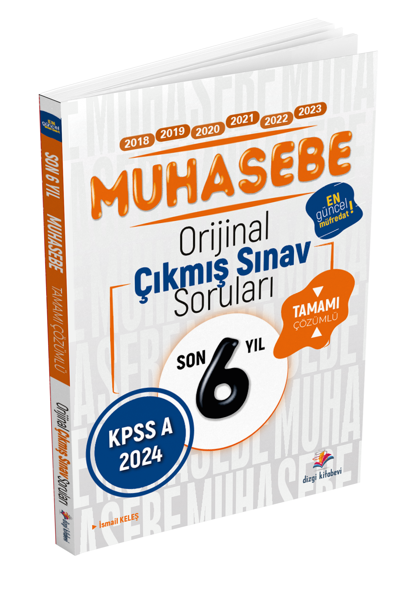Dizgi Kitap KPSS A Muhasebe Son 6 Yıl Tamamı Çözümlü Orijinal Çıkmış Sorular 2024