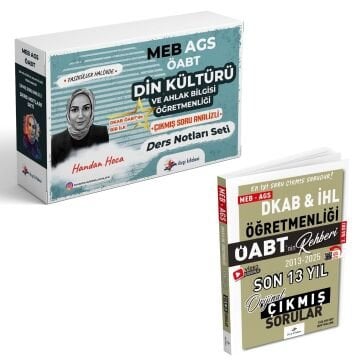 Dizgi Kitap 2026 MEB-AGS ÖABT Din Kültürü ve Ahlak Bilgisi Öğretmenliği Çıkmış Soru Analizli Konu Anlatımı ve Çıkmış Sorular Seti