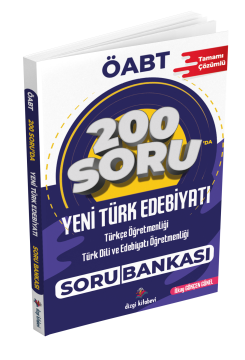 Dizgi Kitap 2026 MEB-AGS ÖABT 200 Soruda Yeni Türk Edebiyatı Tamamı Çözümlü Soru Bankası İlkay Gökçen Günel