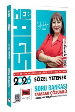 2026 MEB-AGS Sözel Yetenek Tamamı Çözümlü Soru Bankası (Yelda Ünal) Yargı Yayınları